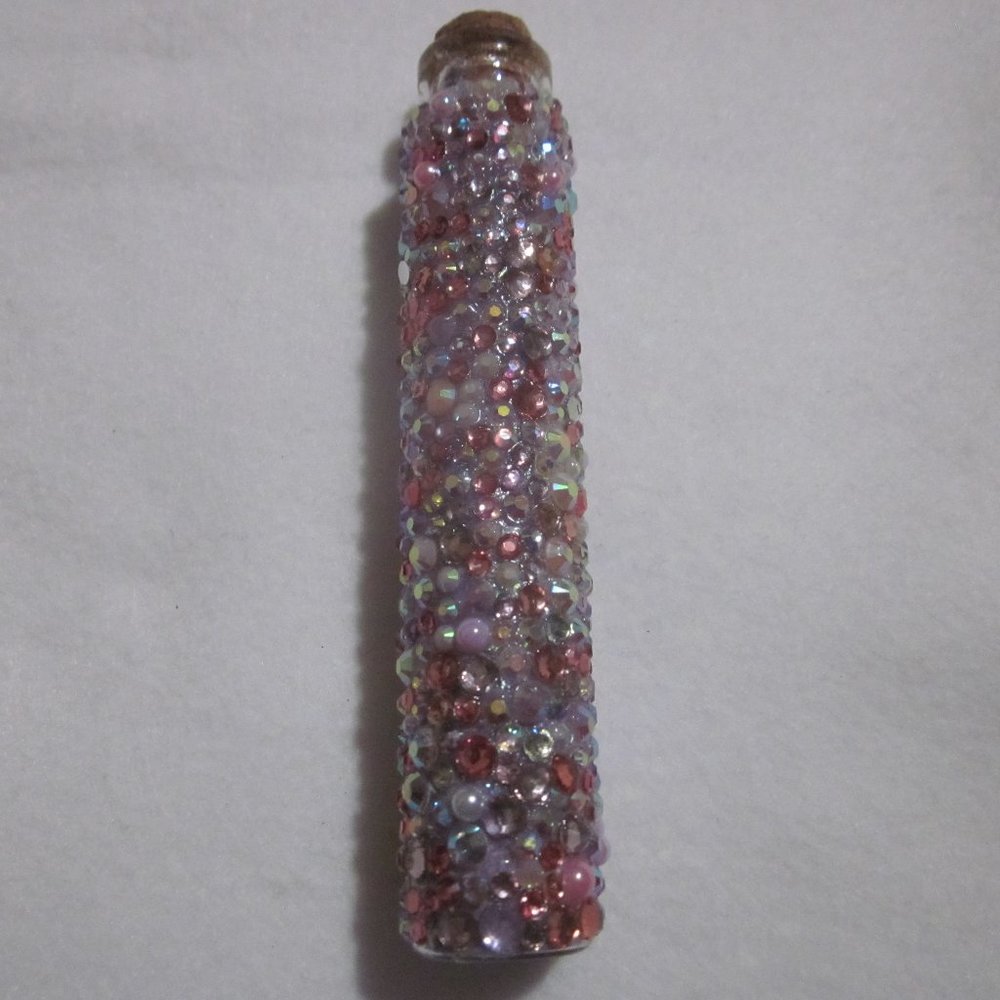 Multi Pink Bling Empty Potion Bottle.